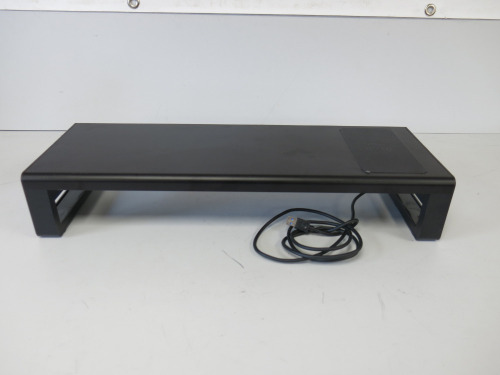 Vaydeer Single Monitor Stand, Model ZGCo with 4 USB Ports. Length 55cm. Comes with Power Adapter.