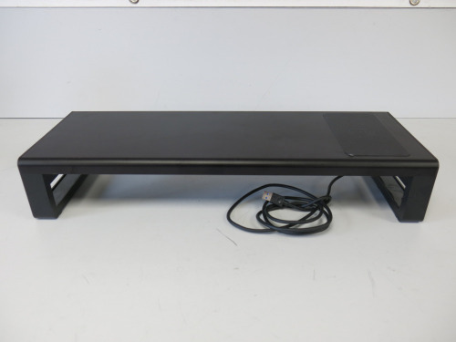 Vaydeer Single Monitor Stand, Model ZGCo with 4 USB Ports. Length 55cm. NOTE: requires power adapter.