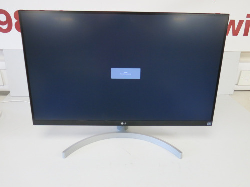 LG 27"UHD 4K Monitor, Model 27UL600-W. Comes with Power Supply.