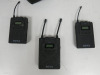 Boya UHF Dual Channel Wireless Microphone System. Comes with 1 x Receiver, Model WM8, 2 x Transmitter, Model WM8 & 1 x Microphone. - 2