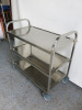 3 Tier Stainless Steel Trolley. - 2