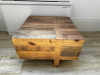 Reclaimed Wood Coffee Table, Size H42 x W66 x D66cm.