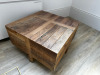 Reclaimed Wood Coffee Table, Size H42 x W66 x D66cm. - 2