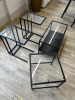 4 x Glass Coffee/Side Tables. - 4