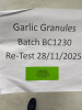 Pallet Containing 72 x 15kg Boxes of Garlic Granules Batch Number 231129 GP-03. Manufactured in China November 2023 - Re-Test Date November 2025. - 3