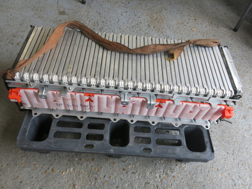 Nissan Leaf Battery Pack with 24 x 24KWh Lithium Ion Batteries, Year Circa 2014. Untested.