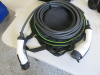 3 x EV Charging Leads, Plus 2 Short Extensions/Converters & 1 x 240v EV Home Charger. - 3