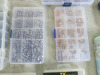 23 x Assorted Boxes/Part Boxes of Various Nuts, Bolts, Split Pins, Fixings, Washers, Electrical Contacts & 2 x Clarke Thread Repair Kits (1 Incomplete) (As Viewed/Pictured). - 4