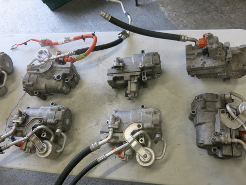 7 x Nissan Assorted Air Compressors 2010-2017 (As Viewed).
