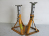 Pair of Halfords 2 Tonne Axel Stand.