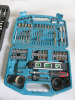 3 x Cases Containing Makita Drill & Screw Bit Set (Incomplete), Home Base Chisel Set & Halfords Socket & Spanner Set (Incomplete) (As Viewed/Pictured). - 3