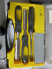3 x Cases Containing Makita Drill & Screw Bit Set (Incomplete), Home Base Chisel Set & Halfords Socket & Spanner Set (Incomplete) (As Viewed/Pictured). - 4
