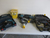 5 x Assorted Tools to Include: Black & Decker BD163V Drill, 240v, with Attachments in Stanley Carry Case, Makita Hammer Drill, Model HR2020, 110v, Makita Demolition Hammer Drill, Model HM0810T, 110v, Caroll & Meynell 110v Transformer & Makita FS2500 Tek S