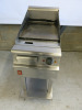 Falcon Electric Griddle on Stainless Steel Stand, Model E3441, S/N F580686, Size H103 x W40 x D79cm. - 2