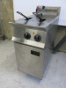 Lincat Opus 800 Twin Tank Deep Fat Fryer, Model OE8105, YOM 2023, 3 Phase & Comes with 2 Baskets. Size H90 x W40 x D80cm. - 3