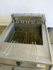 Falcon Twin Basket, Single Tank Deep Fat Fryer, Model E1860, 3 Phase. - 2