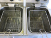 Adexa Commercial Electric Twin Basket Table Top Deep Fat Fryer, Model HDF8+8. NOTE: requires plugs. - 4