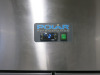 Polar Stainless Steel Double Door Fridge, Model G594-02, S/N 6163344.Size H200 x W134 x D81cm. - 2