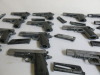 26 x Air Soft Pistols & Rifles to Include: 14 x Colt Rail Gun, 4 x 1911 Tactical Rail Gun with 18 x Magazines & 5 x ASG Rifles, 2 x Valken Rifles & 1 x Amoeba Rifle with 8 Magazines (Condition As Viewed). - 15