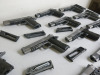 26 x Air Soft Pistols & Rifles to Include: 14 x Colt Rail Gun, 4 x 1911 Tactical Rail Gun with 18 x Magazines & 5 x ASG Rifles, 2 x Valken Rifles & 1 x Amoeba Rifle with 8 Magazines (Condition As Viewed). - 16