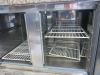 Polar Stainless Steel Triple Door Counter Fridge with Granite Work Top, Model CL109, S/N 6177838. Size H86 x W137 x D70cm. - 4