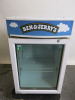 Mondial Group Counter Top Glass Door Ice Cream Freezer, Model E1916S26C323, S/N 422SF35552. Size H84 x W51 x D50cm.