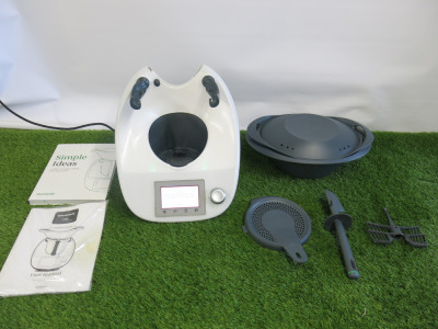 Vorwerk Thermomix TM5-1. Comes with User Manual, Recipe Book & Attachments as Viewed/Pictured NOTE: handle is broken & missing jug.