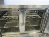 Polar Stainless Steel Triple Door Counter Fridge, Model G622, S/N 6185970. Size H86 x W137 x D70cm. - 4