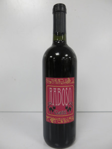Bottle of Gatti Raboso Red Wine, 2015, 75cl.