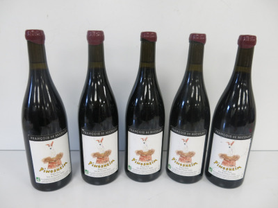 5 x Bottles of Francois De Nicolay Pinosheim Pinot Noir Red Wine, 2020, 75cl.