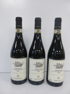 3 x Bottles Tenimenti Mancini Podere Della Filandra Chianti Red Wine, 2018, 75cl.