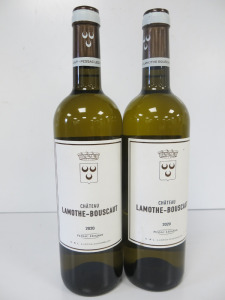 2 x Bottles of Chateau Lamothe-Bouscaut White Wine, 2020, 75cl.