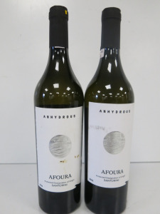 2 x Bottles of Anhydrous Afoura White Wine, 2021, 75cl.