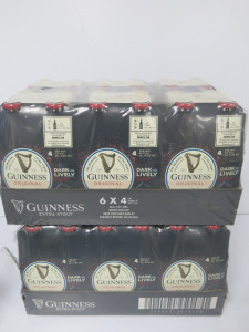 2 x Crates of 24 Bottles of Guiness Original, Dark & Lively, 330ml.