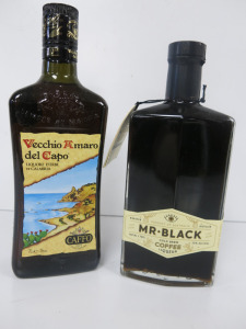 2 x Bottles of Liqueur to Include: Mr Black Cold Brew Coffee & Vecchio Amaro del Capo, 70cl.