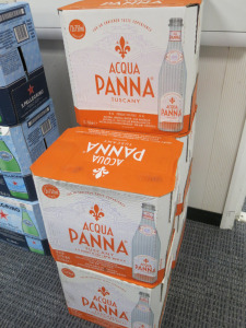 5 x Boxes of 12, Acqua Panna 750ml Water.