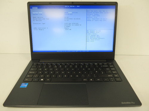 Dynabook Toshiba Satellite Pro C40, 14", Model C40-J-11I, 11th Gen. No HDD, Intel Core i5-1135G7 @ 2.4GHz, 8GB RAM. Requires PSU.