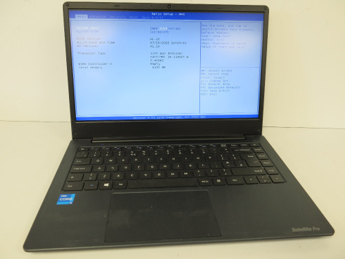 Dynabook Toshiba Satellite Pro C40, 14", Model C40-J-11I, 11th Gen. No HDD, Intel Core i5-1135G7 @ 2.4GHz, 8GB RAM. Requires PSU.