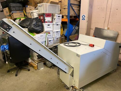 HSM Powerline HDS 230 Hard Drive Media Shredder. "LATE ENTRY" Machine Number 1514.644 S/N 440002892 Year 02/2014 Collection by Appointment from ME2 4NZ