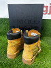 Pair of Timberland Jimmy Choo, Vibram 6 in Boot, Wheat Nubuck Boots, Size UK 3. Comes in Box. NOTE: worn in good condition. - 4