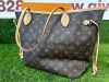 Louis Vuitton Neverfull Cloth Tote Bag. Comes in Box with Dustcover & Papers (As Viewed). - 3