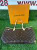 Louis Vuitton Neverfull Cloth Tote Bag. Comes in Box with Dustcover & Papers (As Viewed). - 7