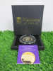 Hattons of London - 2022 Platinum Jubilee Monarch Gold Proof Twenty Pounds Coin. Alloy: Platinum Gold (22 carat gold + 2 carats of Platinum), Weight 2.5oz. Mintage 70 Coins. Comes in Presentation Box with Certificate of Authenticity.