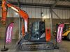 Hitachi ZA85USB-6 Hydraulic Excavator, Plant Reference 687, S/N HCMDER50K00111099, Running Hours 2165, Year 03/2021. NOTE: does not come with buckets or quick hitch coupler.