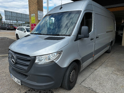 EK70 JUH: Mercedes Benz Sprinter 314 CDI Insulated Refrigerated Panel Van In Silver with Webasto Refrigeration Plant, Type Diavia Frigo 4000/10, S/N 004229, YOM 2020, 2143cc, Manual, Diesel, Mileage 85309. MOT Expires 15/11/2024. Comes with 1 Key, V5C & M