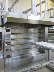 WP Bakeries Technology Matador 5 Deck Bakers Oven with 180cm wide Decks. Machine Size H225 x W235 x D325cm.