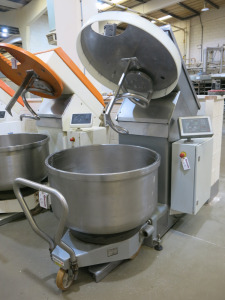 Ibisart Programmed 200kg Planetary Spiral Mixer, Model MSA 340, Type 23.176, Year 2021. Comes with Dough Hook and Mixing Bowl.