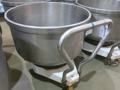 Ibis Mixing Bowl & Trolley, Model WSA340. NOTE: for use with lots 48, 49, 50 & 51.