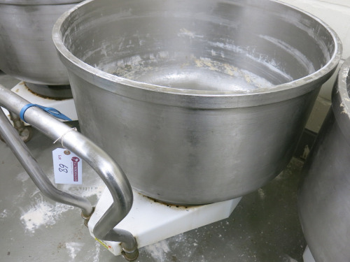 Ibis Mixing Bowl & Trolley, Model WSA340. NOTE: for use with lots 48, 49, 50 & 51.