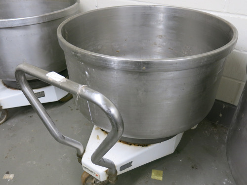 Ibis Mixing Bowl & Trolley, Model WSA340. NOTE: for use with lots 48, 49, 50 & 51.